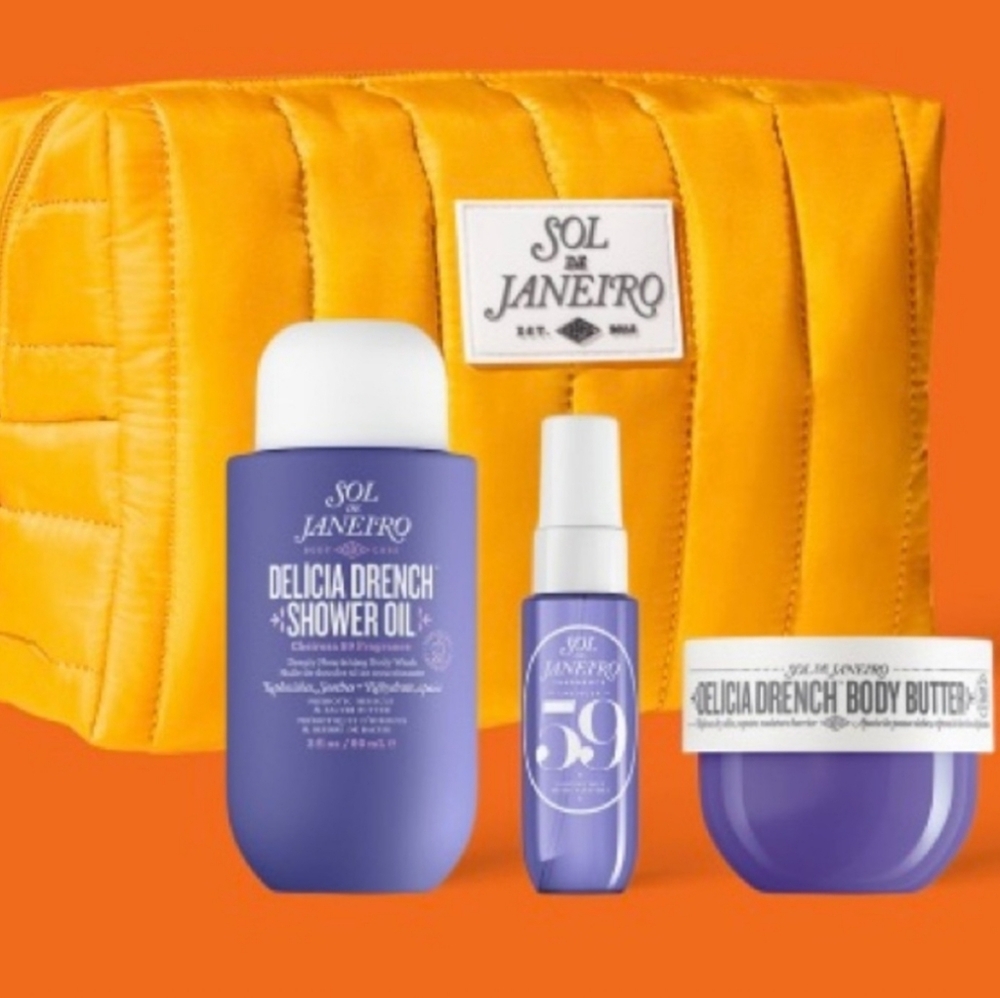 Sol de Janeiro Delicia Drench Skincare Set New
